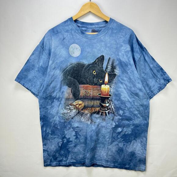 The Mountain Other - Vintage Y2K The Mountain Cat Cute Animal Kitten T-Shirt 2XL